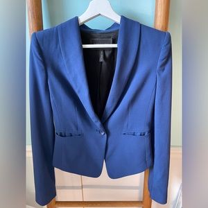 BCBG cobalt blazer. Padded shoulders. Size XS